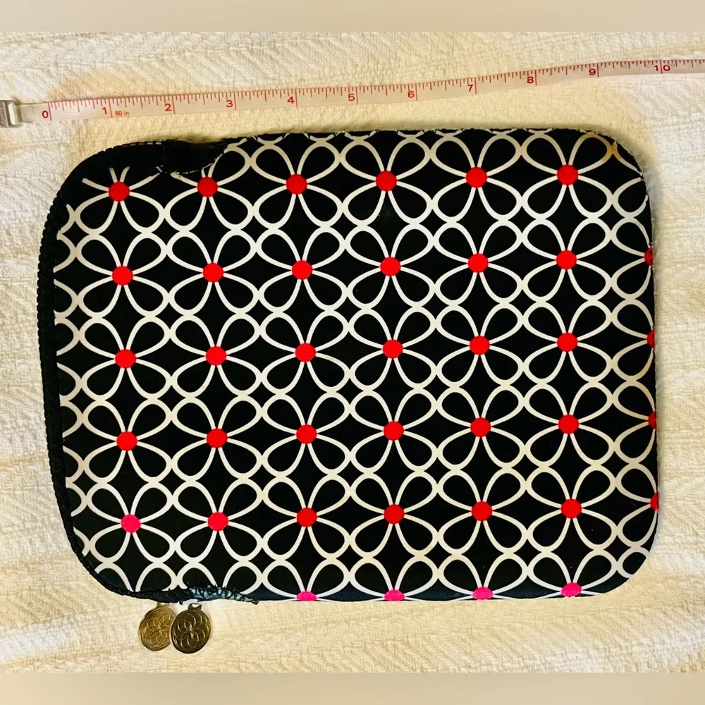 Black and Pink Tablet Sleeve 9” x 7”